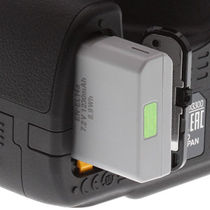 Nikon D3300 Review -- Battery