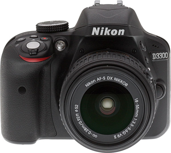 Nikon D3300 Review -- Front view