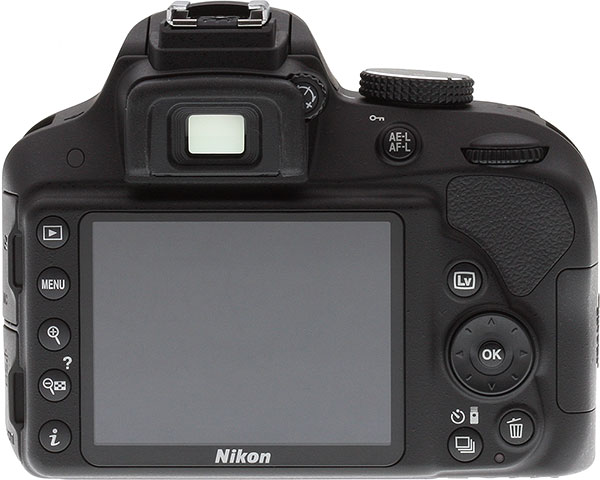 Nikon D3300 Review -- Back view