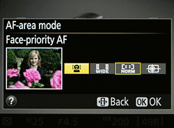 Nikon D5200 Review: AF Settings Menu