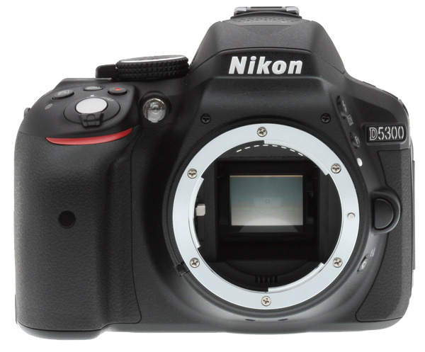 Nikon D5300 Review -- front view without lens