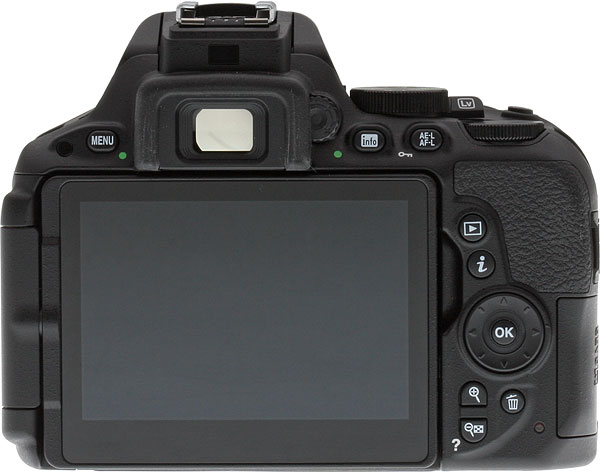 Nikon D5500 Review -- Rear view of the camera