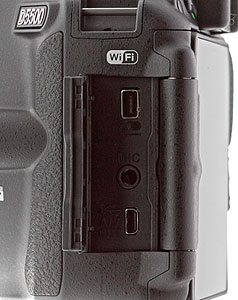 Nikon D5500 Review -- Ports and jacks