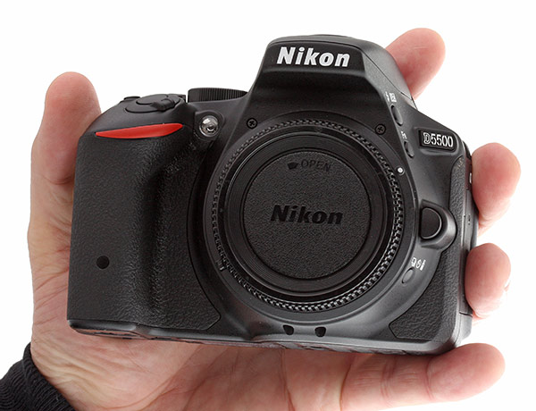 Nikon D5500 Review - Front view