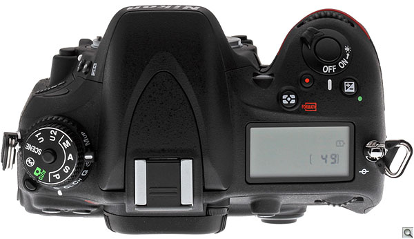 Nikon D600 top