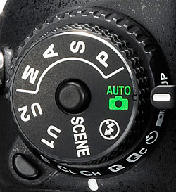 Nikon D610 Review -- Mode dial