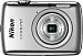 Front side of Nikon S01 digital camera