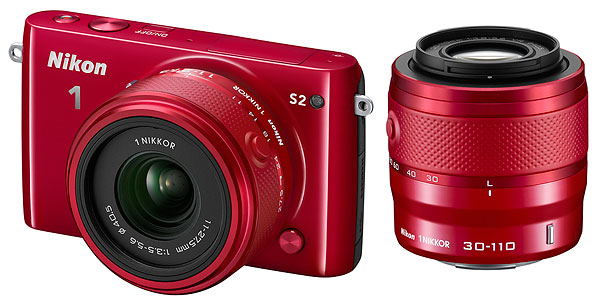 Nikon S2 review -- 2 lens kit, red