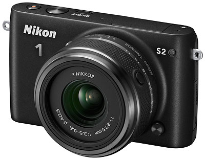Nikon S2 review -- beauty shot, black
