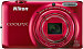 Front side of Nikon S6500 digital camera