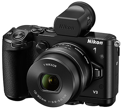Nikon V3 Review -- 3/4 front left view
