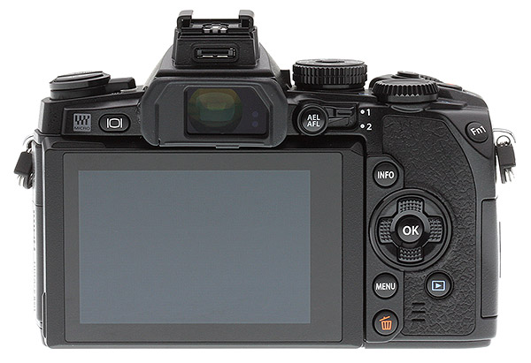 Olympus OM-D E-M1 review -- back view