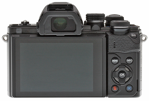 Olympus E-M10 II Review - rear view
    
