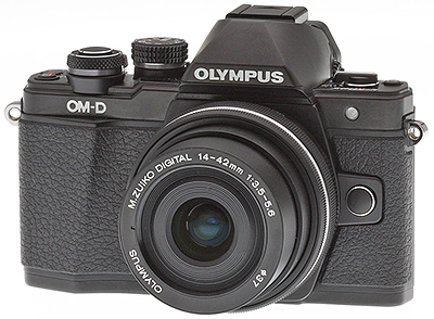 Olympus E-M10 II Review -- 3/4 beauty shot