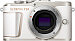 Front side of Olympus E-PL10 digital camera