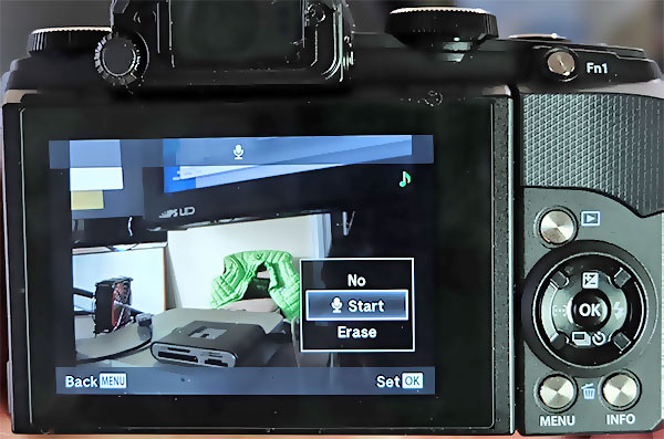 Olympus Stylus 1 Review --  voice memo function