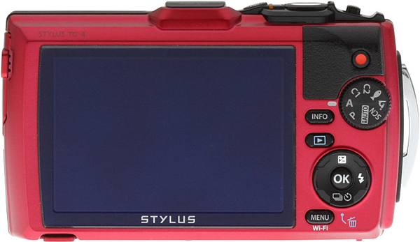Olympus TG-4 Field Test -- Product Image Rear