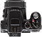 Front side of Panasonic FZ200 digital camera