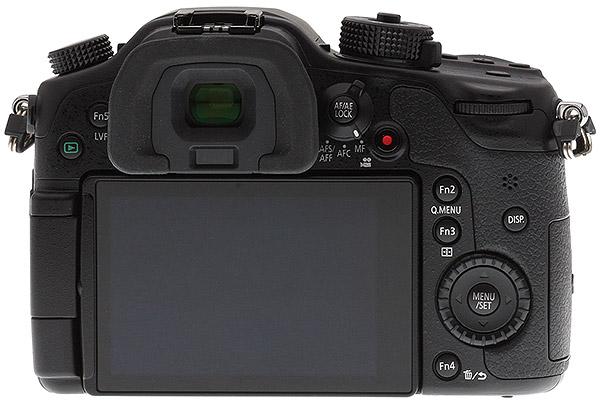Panasonic GH4 Review -- Rear view, LCD closed