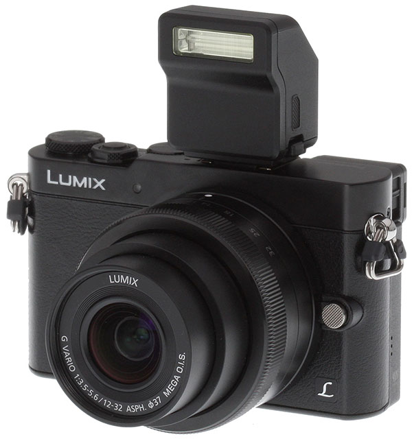 Panasonic GM5 Review -- with bundled flash frpmt right view