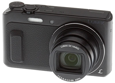 Panasonic ZS45 Review -- Front right three-quarter view