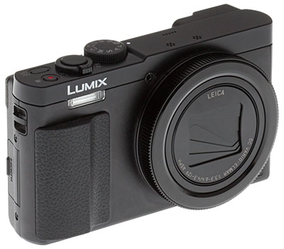 Panasonic ZS50 Review -- Front left three-quarter view