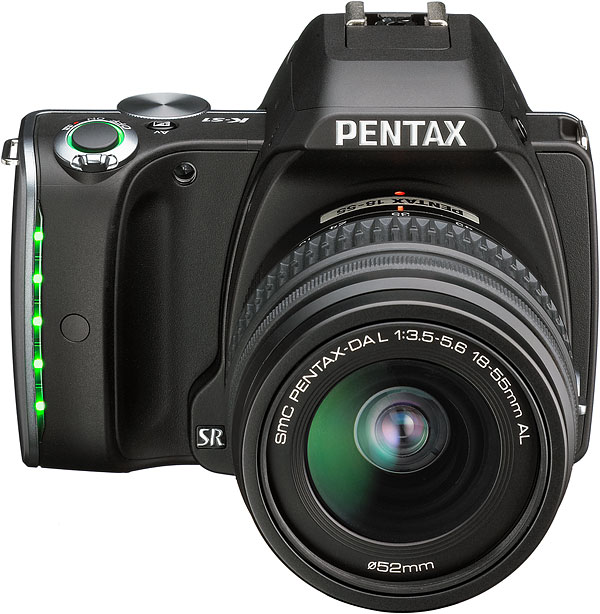 Pentax K-S1 Review -- front top view, black