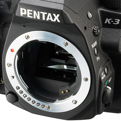 Pentax K-3 Review -- Lens mount