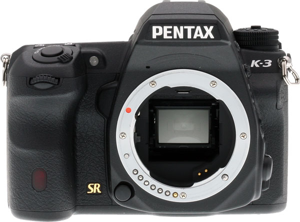 Pentax K-3 review -- Front view