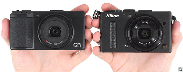 Ricoh GR review -- Versus the Coolpix A, from the front