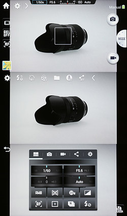Samsung Galaxy NX Review -- screen shot