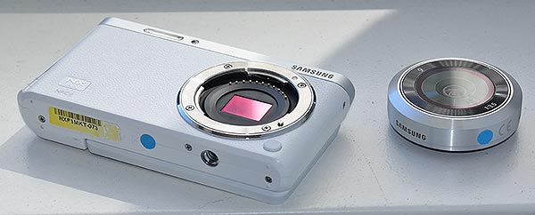 Samsung NX Mini Review -- with lens removed