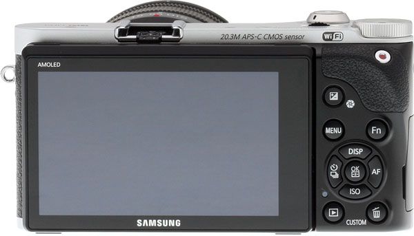 Samsung NX300 review -- Rear view