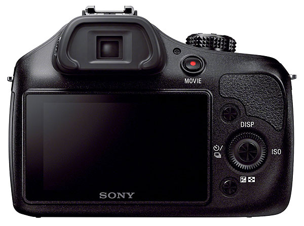 Sony A3000 Review -- Back view