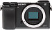 Front side of Sony A6000 digital camera