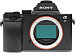 Front side of Sony A7 digital camera