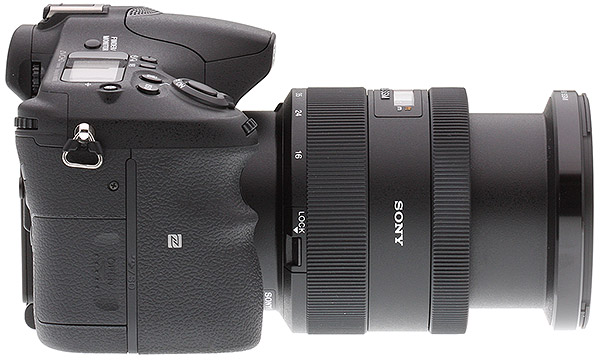 Sony A77 II Review -- Left view