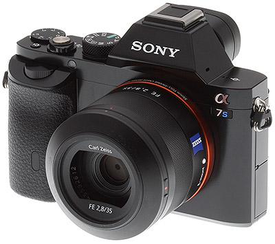 Sony A7S Review -- Front quarter view