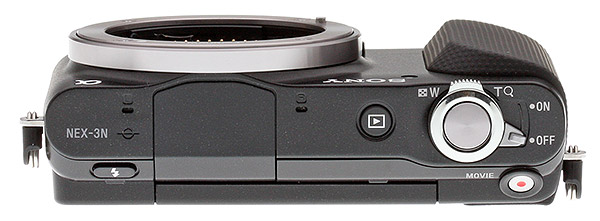 Sony NEX-3N Review -- Top View