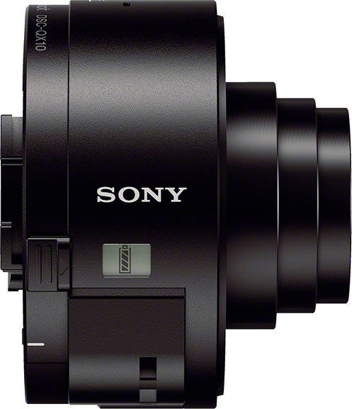 Sony QX10 review -- Right view