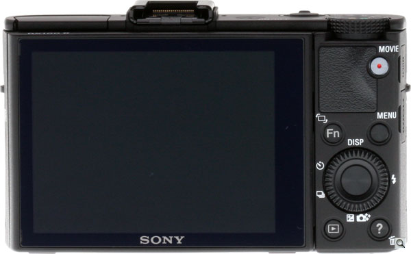 Sony RX100 II review -- rear view