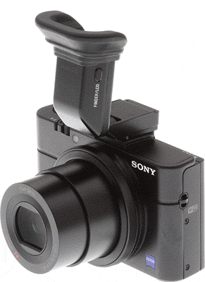 Sony RX100 II review -- tilting viewfinder