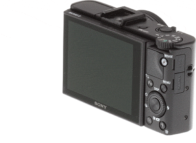 Sony RX100 II review -- tilting LCD monitor