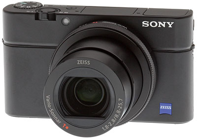 Sony RX100 IV Review -- Front left view