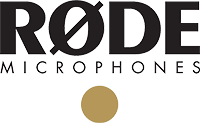RØDE's logo. Click here to visit the RØDE website!