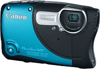 Canon's PowerShot D20 digital camera. Photo provided by Canon USA Inc. Click to read our Canon D20 preview!