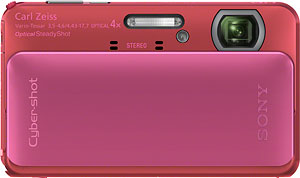 Sony's Cyber-shot DSC-TX20 digital camera. Photo provided by Sony Electronics Inc. Click for a bigger picture!