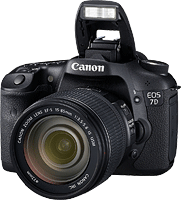 Canon's EOS 7D digital SLR. Photo provided by Canon. Click to read our Canon EOS 7D review!