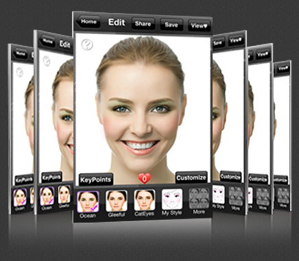 ArcSoft's Perfect365 is now available for iOS devices. Image provided by ArcSoft Inc.