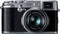 Fujifilm's FinePix X100 digital camera. Photo provided by Fujifilm Corp. Click to read our Fuji X100 review!